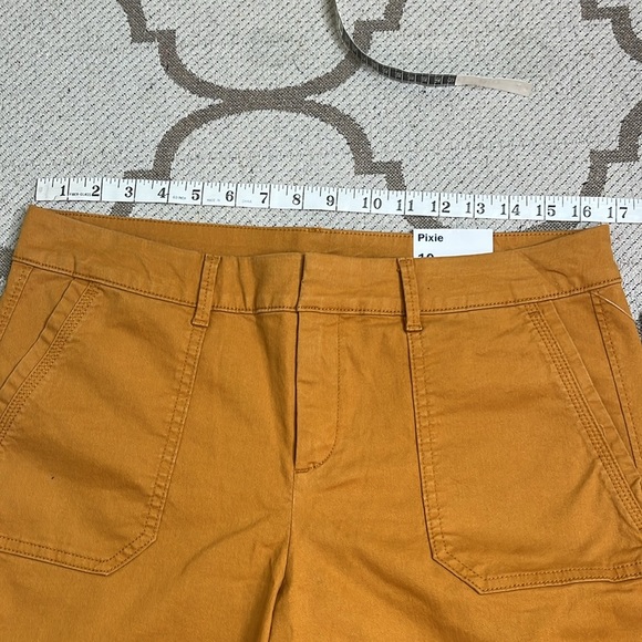 Old Navy Pixie Ankle Chino utility tobacco leaf pants - Picture 8 of 15